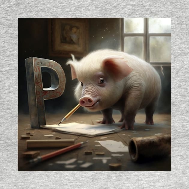 Letter P for Painting Pig from AdventuresOfSela by Parody-is-King